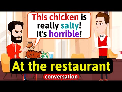 Making complaints in the restaurant (At the restaurant conversation) English Conversation Practice