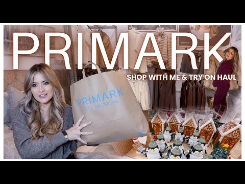 PRIMARK Christmas Shop With Me & Try-On Haul | NEW IN December + Poundland GIFTS!