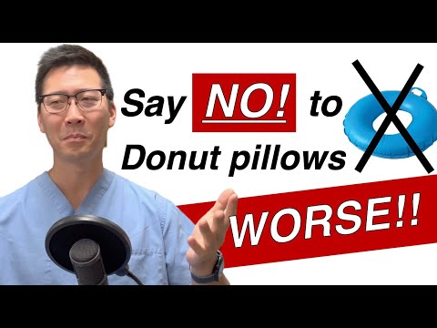 Donut Pillows are BAD for your hemorrhoids! They make you worse! | Dr. Chung explains.