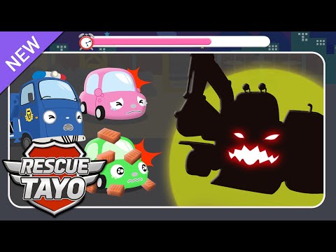 @RESCUETAYO Scary Shadow Monster in the Dark!👻 | Rescue Car Story | Tayo the Little Bus