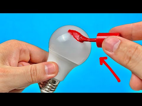 🔥The LED light bulb will never go out! Just apply NAIL POLISH