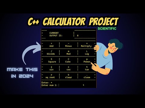 SCIENTIFIC CALCULATOR (realistic) in C++   |   BEGINNERS PROJECT Cpp CONSOLE
