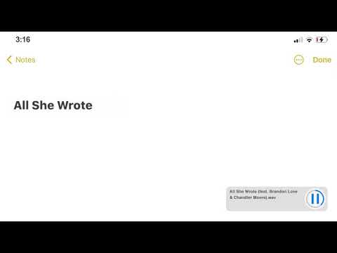 Justin Bieber - All She Wrote (feat. Brandon Love, Chandler Moore)