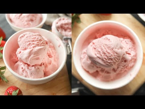 KETO MASON JAR ICE CREAM | STRAWBERRY