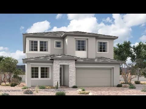 Primrose Park, Summerlin Teton Model: 3690 Sqft, 5BD, 4BA, 3CAR, Starting $1.2M Las Vegas Strip View