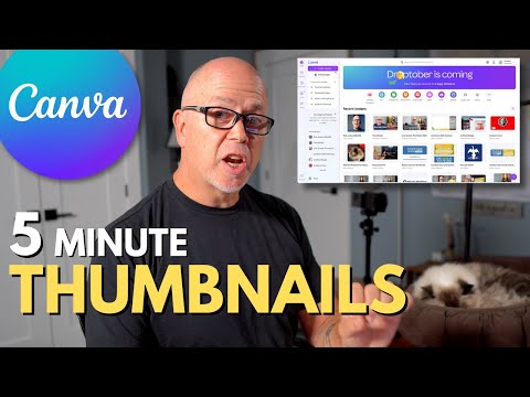 How I Make My Thumbnails in 5 Minutes | Canva Tutorial