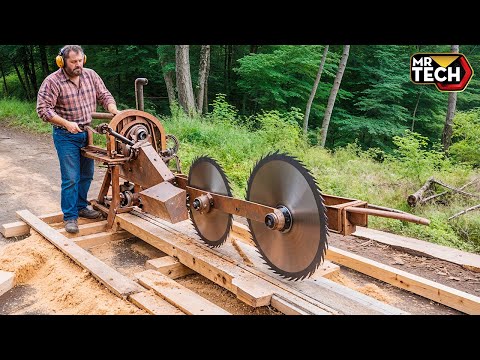 25 Mind-Blowing Firewood Processing Machines in Action! | Homemade Modern Chainsaw Machines #5