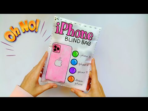 📲IPHONE blind bag paper😭OH NO ! | blindbag