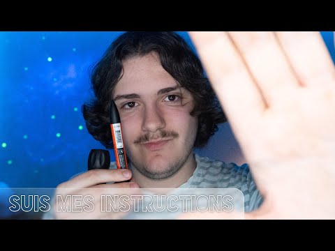 ASMR | Suis mes instructions, suis la lumière + plein de visuel 🖍️🔦