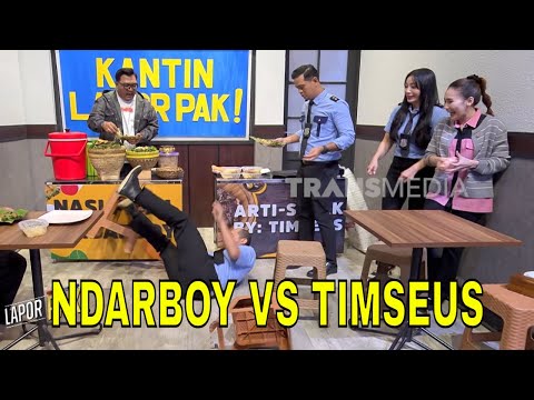 NDARBOY GENK JADI SAINGAN TIMSEUS JUAL PECEL DI KANTIN | MOMEN SERU LAPOR PAK! (05/12/25)