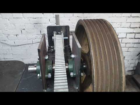 I built a Powerful Kinetic Wood Splitter