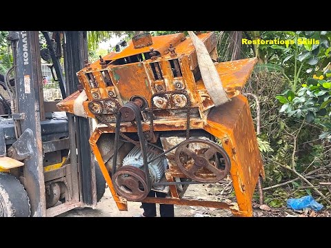 Abandoned Log Saw Machine for 10 Years – And Its Amazing Transformation