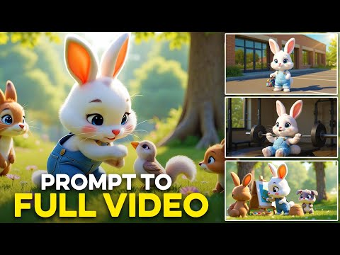 Create AI Animation Stories with NEW One Prompt AI Video Generator!