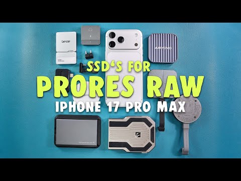 SSD's & Flash Drives for ProRes RAW & 4K 120 fps — iPhone 17 Pro (Max) Test