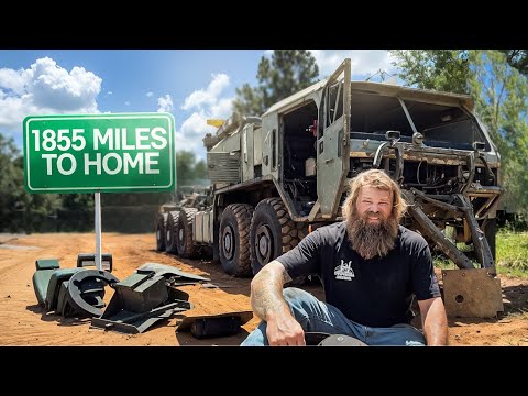 I Bought A 10X10 Military HEMTT And Tried Driving It 1855 Miles Home