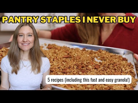 5 Kitchen Staples you Should Never Buy (Save $ and cut out processed food)