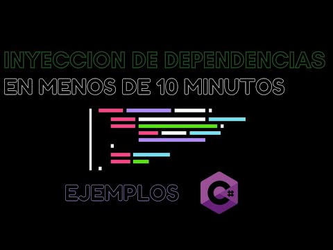 INYECCION De DEPENDENCIAS En Menos de 10 MINUTOS | Ejemplos C#