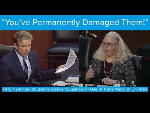 Rand Paul Grills HHS Nominee Rachel Levine on Transgender Medicine and Kids | CBN News