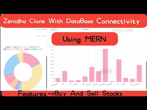 Zerodha Clone | Zerodha Project | Zerodha Clone With DataBase Connectivity | BhaiKiCode