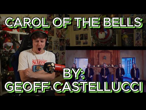 I WILL NEVER RECOVER FROM THIS!!!!!!!!!!! Blind reaction to Geoff Castellucci - CAROL OF THE BELLS