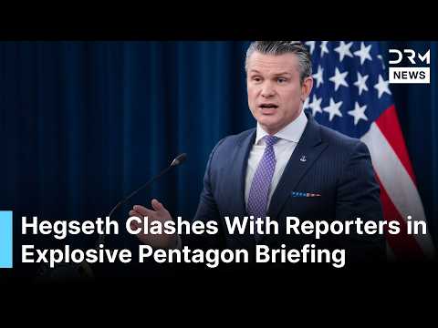 FULL Q&A: Hegseth Clashes With Reporters on Iran War, China, Hormuz Blockade at Pentagon | AC1G
