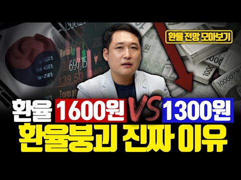 [모아보기] 환율 1600원 경고, 과장인가 현실인가, 원화 가치 붕괴의 진짜 원인, 한국 경제의 균열인가... 환율 모아보기