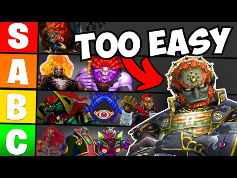 Ranking the Final Boss of Every Zelda Game