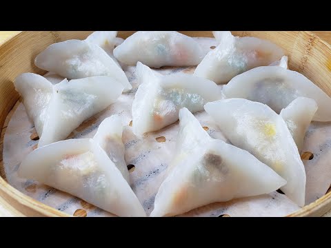 EngSub 饺子我家是这样做的，晶莹剔透；爽脆鲜嫩多汁。台山开平侨乡的传统美食。