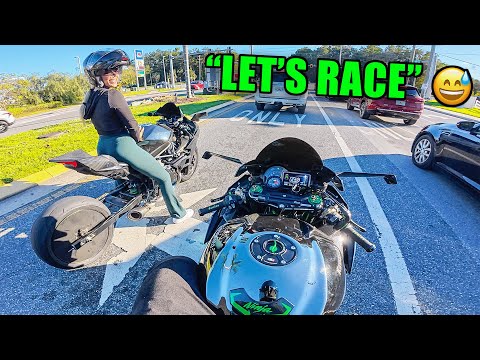 BLONDIE On A STRETCHED NINJA H2 Calls Me Out...