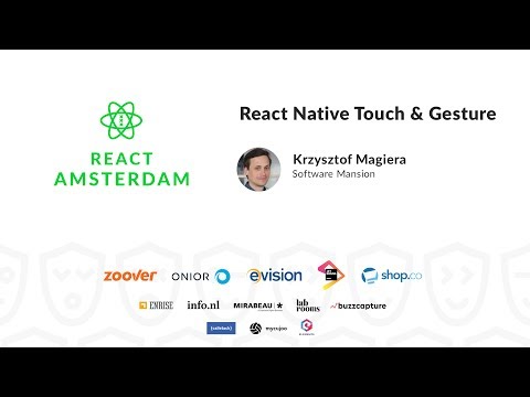 React Native Touch & Gesture - Krzysztof Magiera