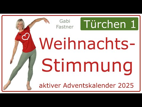 1/24 💫 15 min. Weihnachtsstimmung | eine kleine bewegte Weihnachtsgeschichte, ohne Geräte, im Stehen