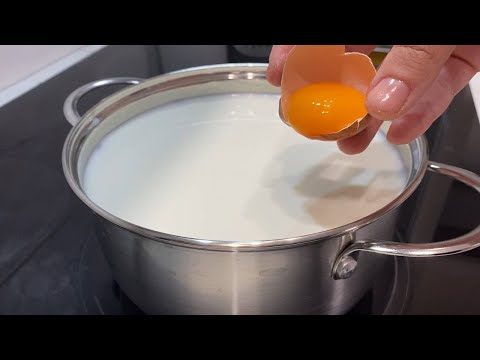 Put an egg in boiling milk – and you'll never buy cheese again! 🧀🔥