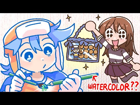 Using Watercolor Pencils for the First Time!