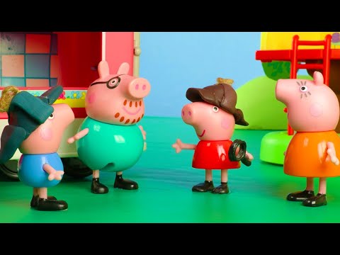 Peppa Pig Looks For Daddy Pig's Missing Keys! 🐷 🔑 Toy Adventures With Peppa Pig