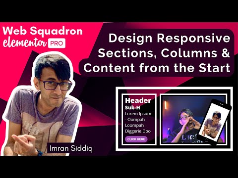 Elementor - Design Responsive Sections, Columns and Content from the Start