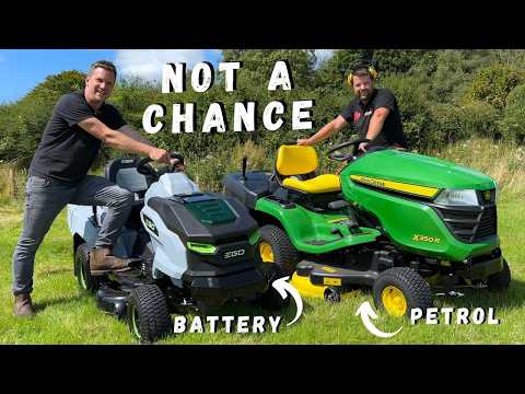 Is a Battery EGO Ride On Tractor as GOOD as a Petrol John Deere?