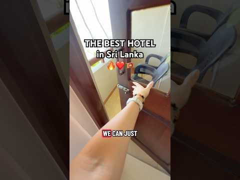 hands down THE BEST hotel we stayed at in Sri Lanka 😭🔥