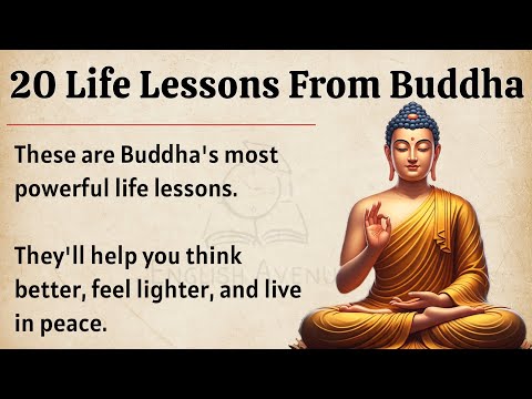 20 Life Lessons From Buddha || Graded Reader || Improve Your English Fluency ✅️ 