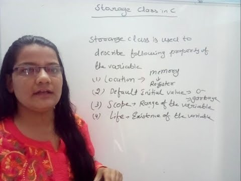 Storage Classes in C Programming Language in Hindi Lec-35|C Programming Tutorial in Hindi