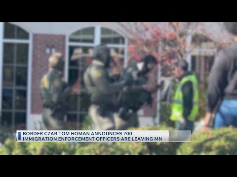 Border Czar Tom Homan announces 700 immigration enforcement officers are leaving MN
