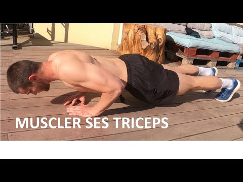MUSCLER SES TRICEPS SANS MATÉRIEL