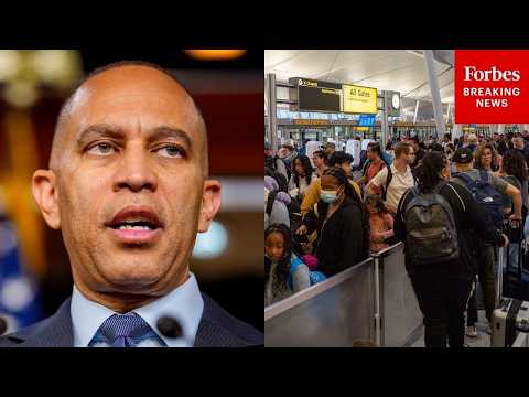 Hakeem Jeffries Demands An End To DHS Shutdown As TSA Workers Continue To Go Unpaid