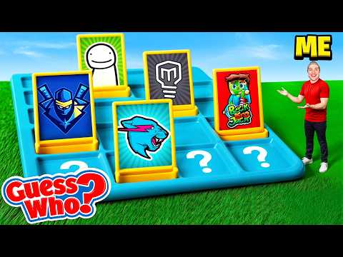 Giant GUESS WHO but with YOUTUBERS! (MrBeast, BeckBroJack, and More)