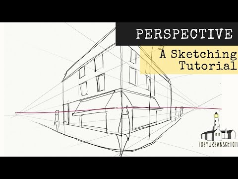 Drawing Perspective Made Easy // Urban Sketching Tutorial for Beginners