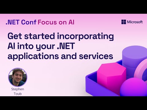 Get started incorporating AI into your .NET applications and services