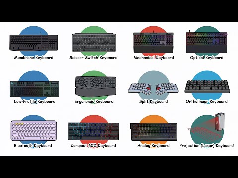 Every Types Of Computer Keyboards Explained!