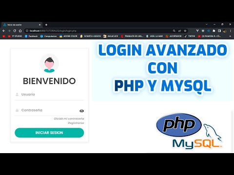 Como Hacer un LOGIN AVANZADO con PHP y MYSQL [ PHP-MYSQL-CSS ]