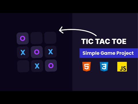 Create Tic Tac Toe Game | JavaScript Game | HTML CSS & JavaScript