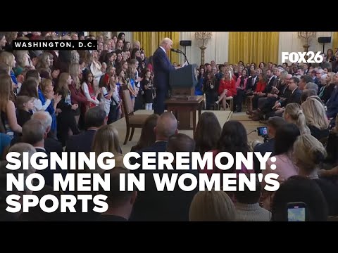 Signing ceremony for the No Men in Women's Sports Executive Order