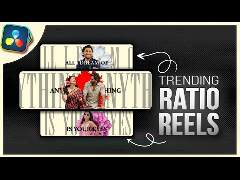How to Create Trending Small Ratio Lyrics Reels in DaVinci Resolve | Complete Tutorial✨